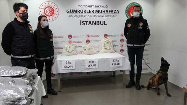 Sabiha Gökçen Havalimanı’nda operasyonlarda 200 kilogram uyuşturucu ele geçirildi