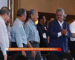 Kehadiran peserta di Kongres Rakyat bukan suara majoriti