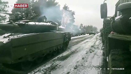 Rus tankları Kiev'e ilerliyor