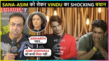 Vindu Dara Singh Gives Shocking Reaction On Asim & Shehnaaz, Gets Emotional Remembering Sid