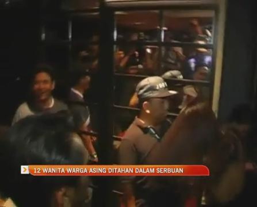 12 warga warga asing ditahan dalam serbuan