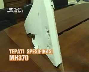 AWANI 7:45 malam ini: Serpihan di Mozambique tepati spesifikasi MH370 & mangsa keracunan makanan di Perak meninggal dunia