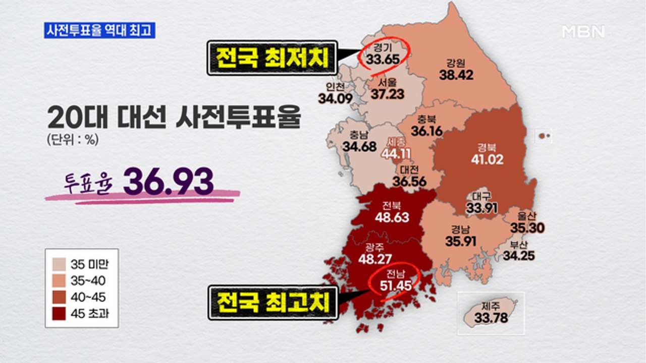 MBN 뉴스파이터-역대 최고 사전투표율에 여야 서로 "우리가 유리"