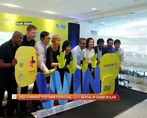 Digi syarikat pertama perkenal cuti bersalin enam bulan