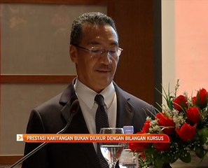 Prestasi kakitangan bukan diukur dengan bilangan kursus