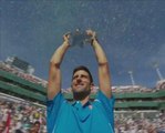 Novak Djokovic pertahan kejuaraan