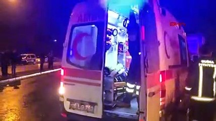 Kayganlaşan yolda feci kaza: 1 ölü, 6 yaralı