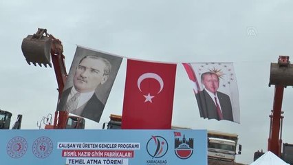 DİYARBAKIR - Bin 500 kişiye iş imkanı sağlayacak tekstil fabrikaların temeli atıldı