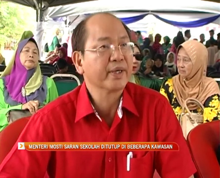 Menteri MOSTI saran sekolah ditutup di beberapa kawasan
