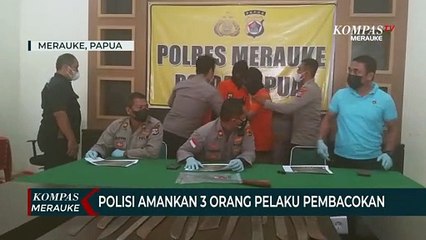 Скачать видео: Polisi Amankan 3 Orang Pelaku Pembacokan yang Aksinya Viral di Media Sosial