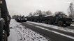 شاهد: وزارة الدفاع الروسية تنشر فيديو لتقدم وحدة دبابات نحو منطقة كييف