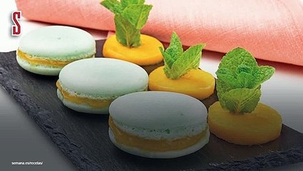 Vídeo Receta: Postre de macaron y mango