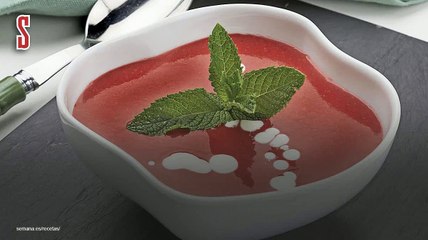 Vídeo Receta: Crema fría de picotas del Jerte