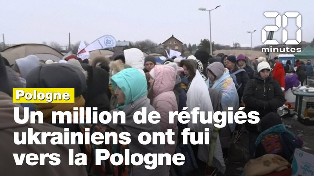 Guerre en Ukraine: Un million de réfugiés ukrainiens ont fui vers la Pologne