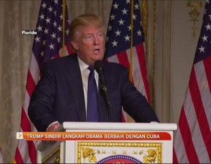Donald Trump sindir langkah Obama berbaik dengan Cuba
