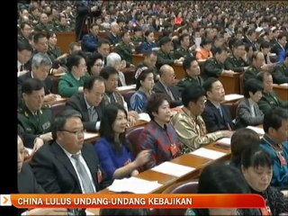 China lulus undang-undang kebajikan