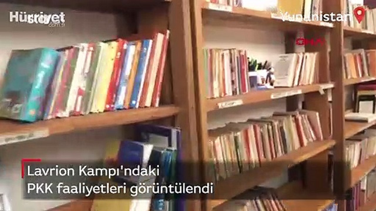 Lavrion Kampı'ndaki PKK faaliyetleri görüntülendi