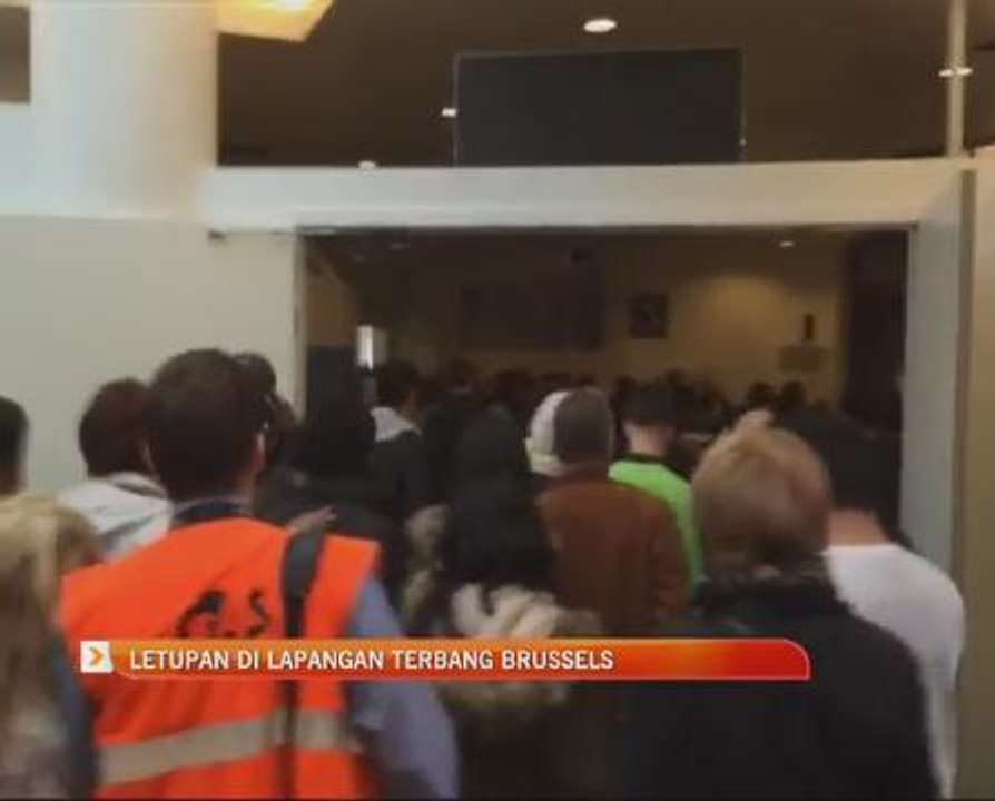 Letupan di lapangan terbang Brussels