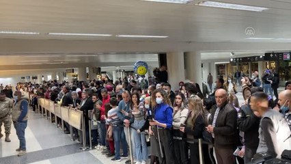 Ukrayna'dan tahliye edilen Lübnanlı öğrenciler yaşadıklarını AA'ya anlattı