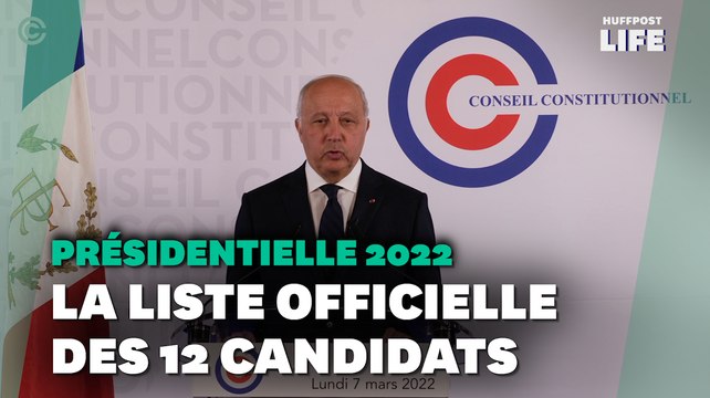 Présidentielle 2022: voici la liste officielle des 12 candidats à l'Elysée