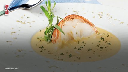 Vídeo Receta: Crema de maíz con langosta