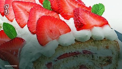Vídeo Receta: Brazo de gitano de fresón