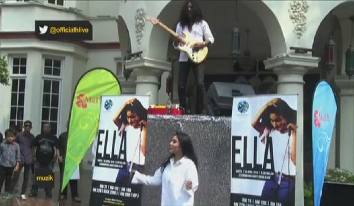 'Flashmob' bersempena konsert Ella 2016