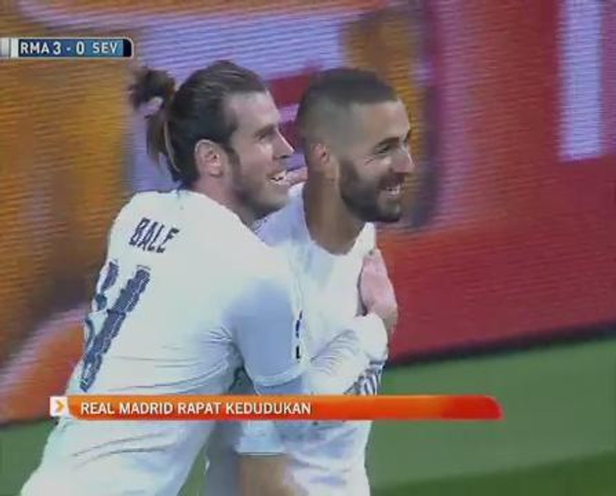 Real Madrid rapat kedudukan