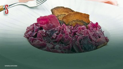 Vídeo Receta: Lombarda con manzanas