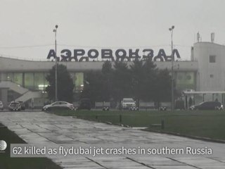 62 killed as Flydubai jet crashes in southern Russia