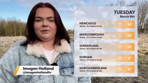 Daily Weather Report for the North East 7 March