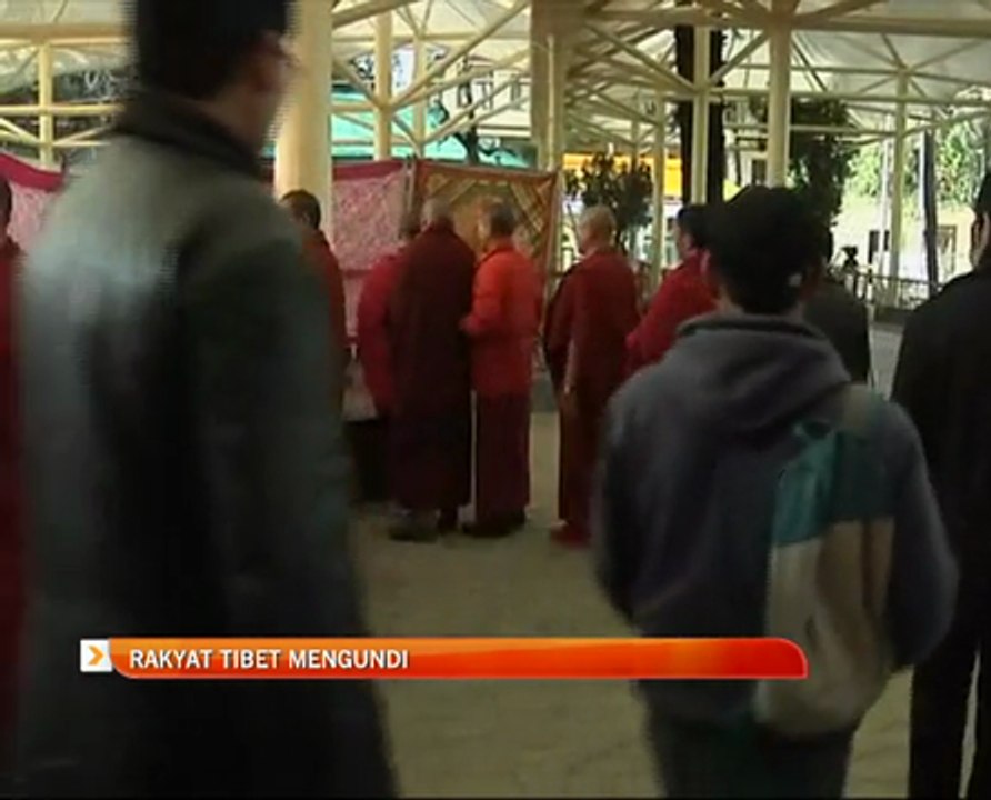 Rakyat Tibet mengundi