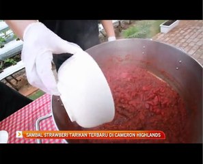 Sambal Strawberi tarikan terbaharu di Cameron Highlands