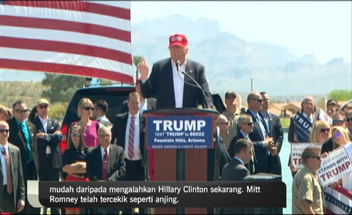 Donald Trump balas dendam terhadap Mitt Romney
