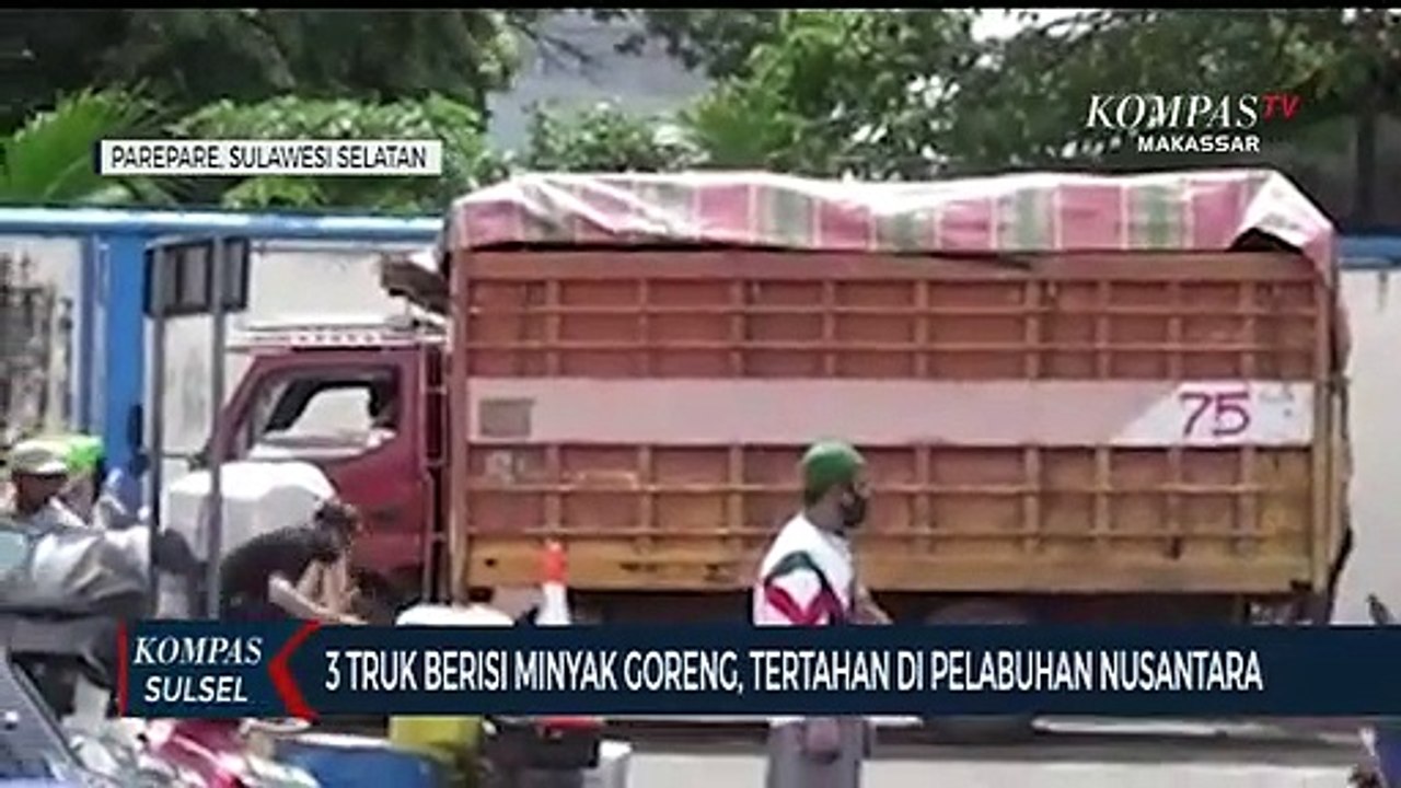 3 Truk Berisi Minyak Goreng, Tertahan Dipelabuhan Nusantara