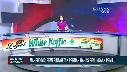 Menko Polhukam Mahfud MD: Hingga Saat Ini, Tak Pernah Ada Pembahasan tentang Penundaan Pemilu!