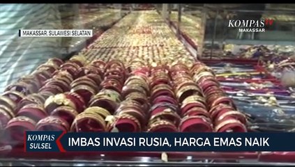 Imbas Invasi Rusia, Harga Emas Naik