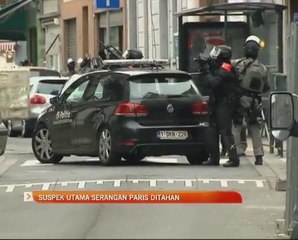 Suspek utama serangan Paris ditahan