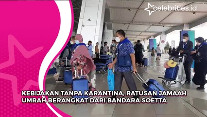 Kebijakan Tanpa Karantina, Ratusan Jamaah Umrah Berangkat dari Bandara Soetta