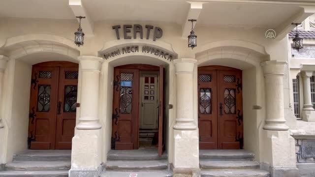 Lviv'deki Les Kurbas Tiyatrosu sığınma merkezine dönüştürüldü