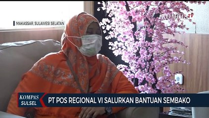 PT Pos Regional Vi Salurkan Bantuan Sembako