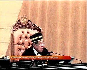 Pandikar Amin akan kaji kenyataan Azalina Othman