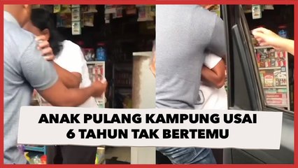 Anak Pulang Kampung Usai 6 Tahun Tak Bertemu, Ibu Menangis hingga Tersungkur, Videonya Viral