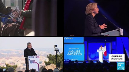 La guerre en Ukraine omniprésente dans la campagne présidentielle française