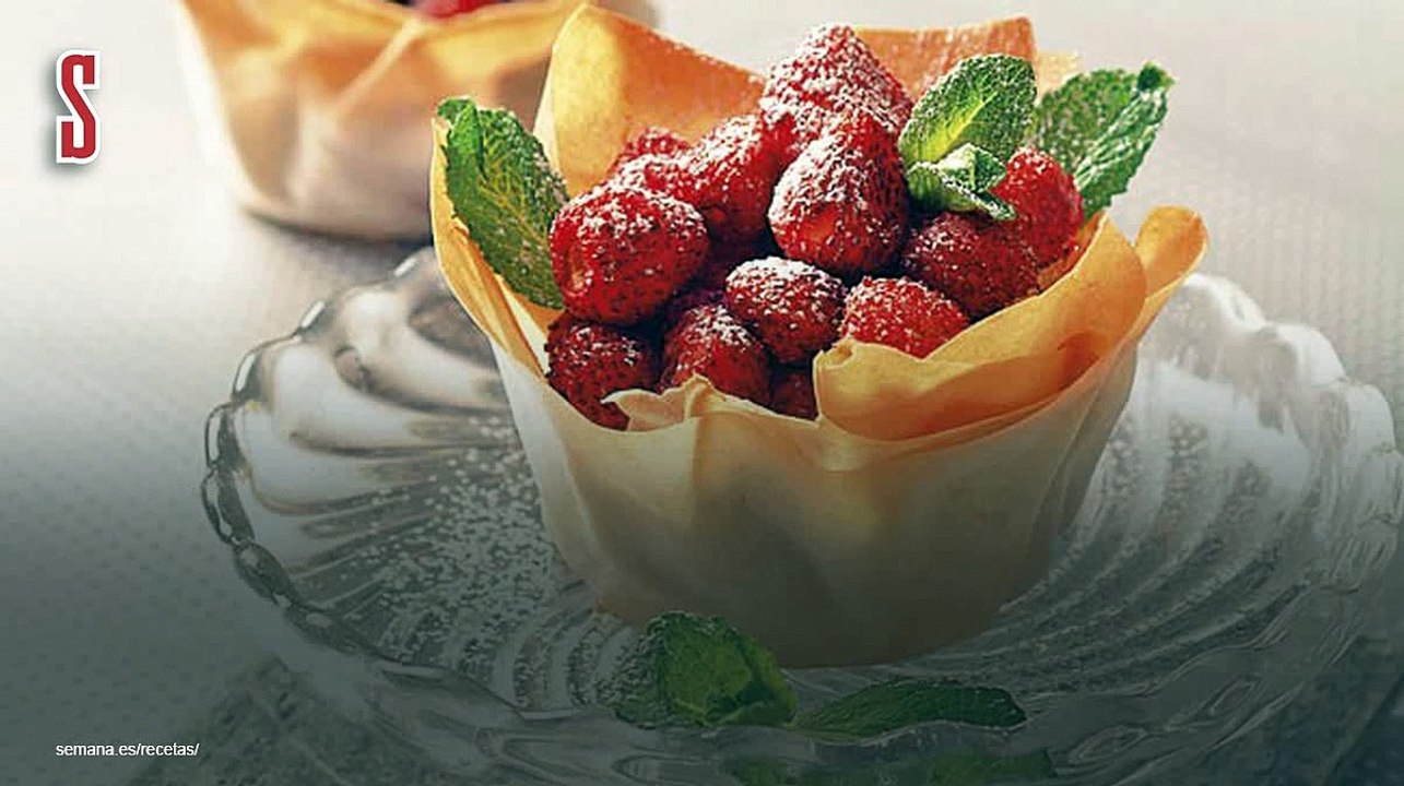 Vídeo Receta: Tartitas de fresas silvestres