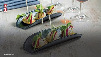 Vídeo Receta: Blinis de skrey macerado con naranja y limón