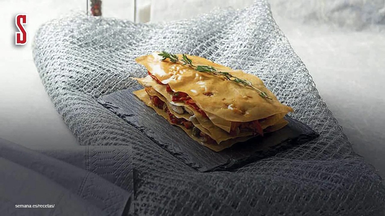 Vídeo Receta: Milhojas de pimientos y boquerones