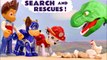 Paw Patrol Search and Rescue Toy Stories with Paw Patrol Toys and the Funny Funlings plus Dinosaur Toys for Kids in these Stop Motion Full Episode Toy Trains 4U Videos