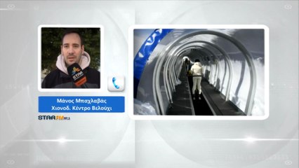 Κούλουμα στο Βελούχι με πολύ φρέσκο χιόνι