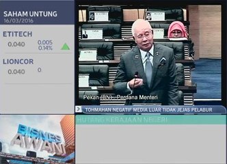 Tohmahan negatif media luar tidak jejas pelabur - PM